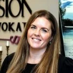 Porträtt av Therese Jonsson, Administratör på Visioner Advokatbyrå AB